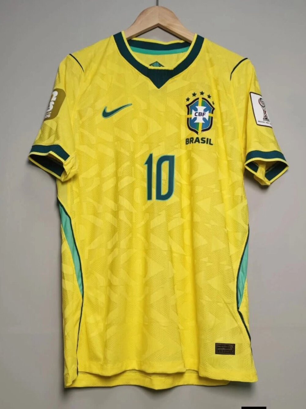 Adult NEYMAR JR 2026 World Cup Soccer Jersey Yellow